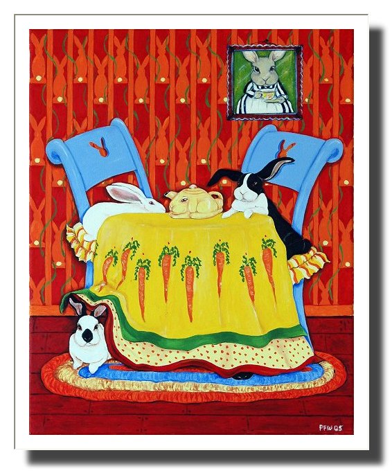 Tea For Three - Original Painting